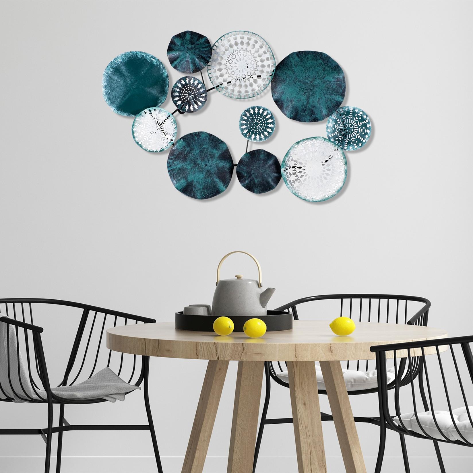 Метален уметнички привезок Wallity за dzидна декорација, 82x50x5 см, 1,5 мм, шарен