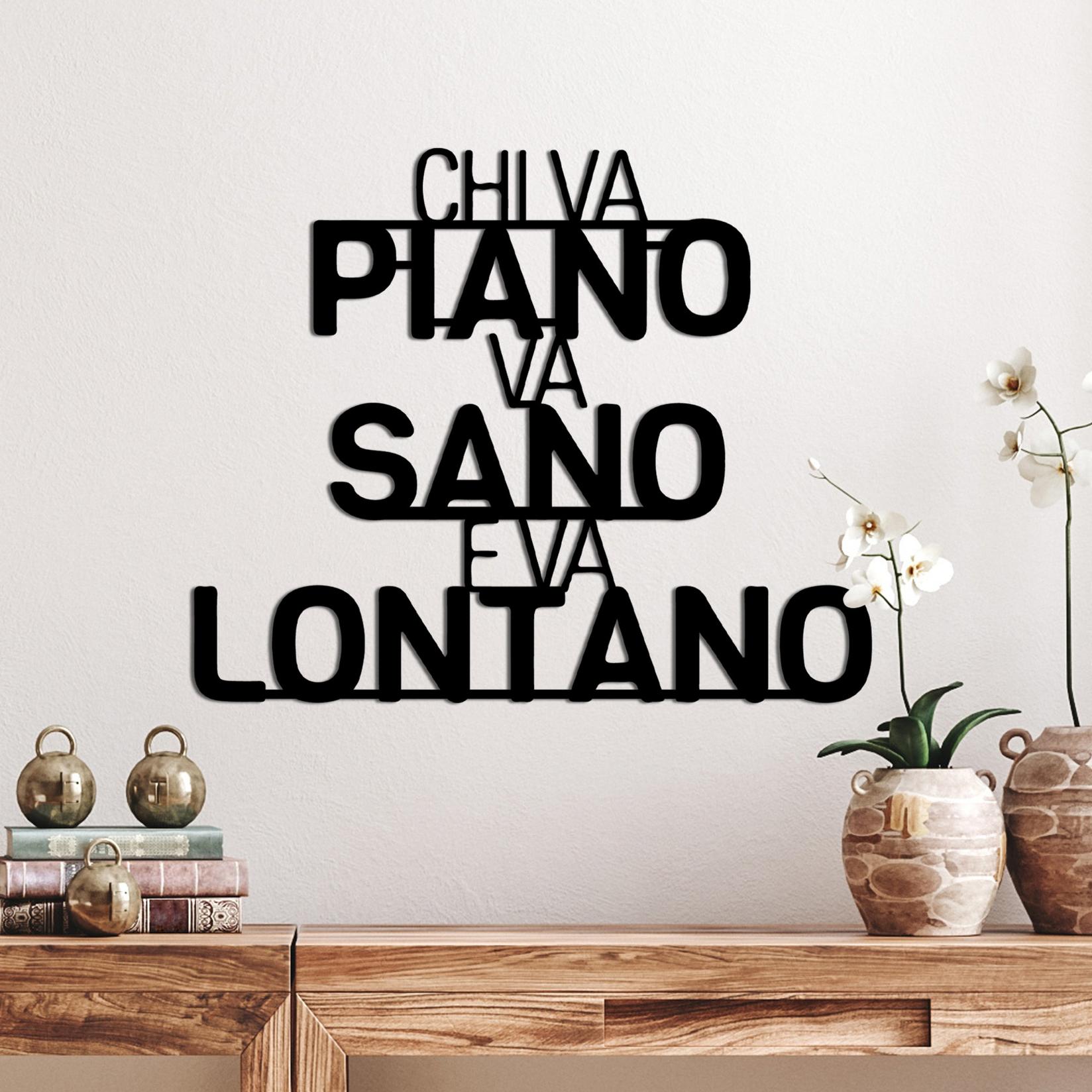 Wallity декорација за dzид Lontano 1, 56x46 см, 1,5 мм, црна