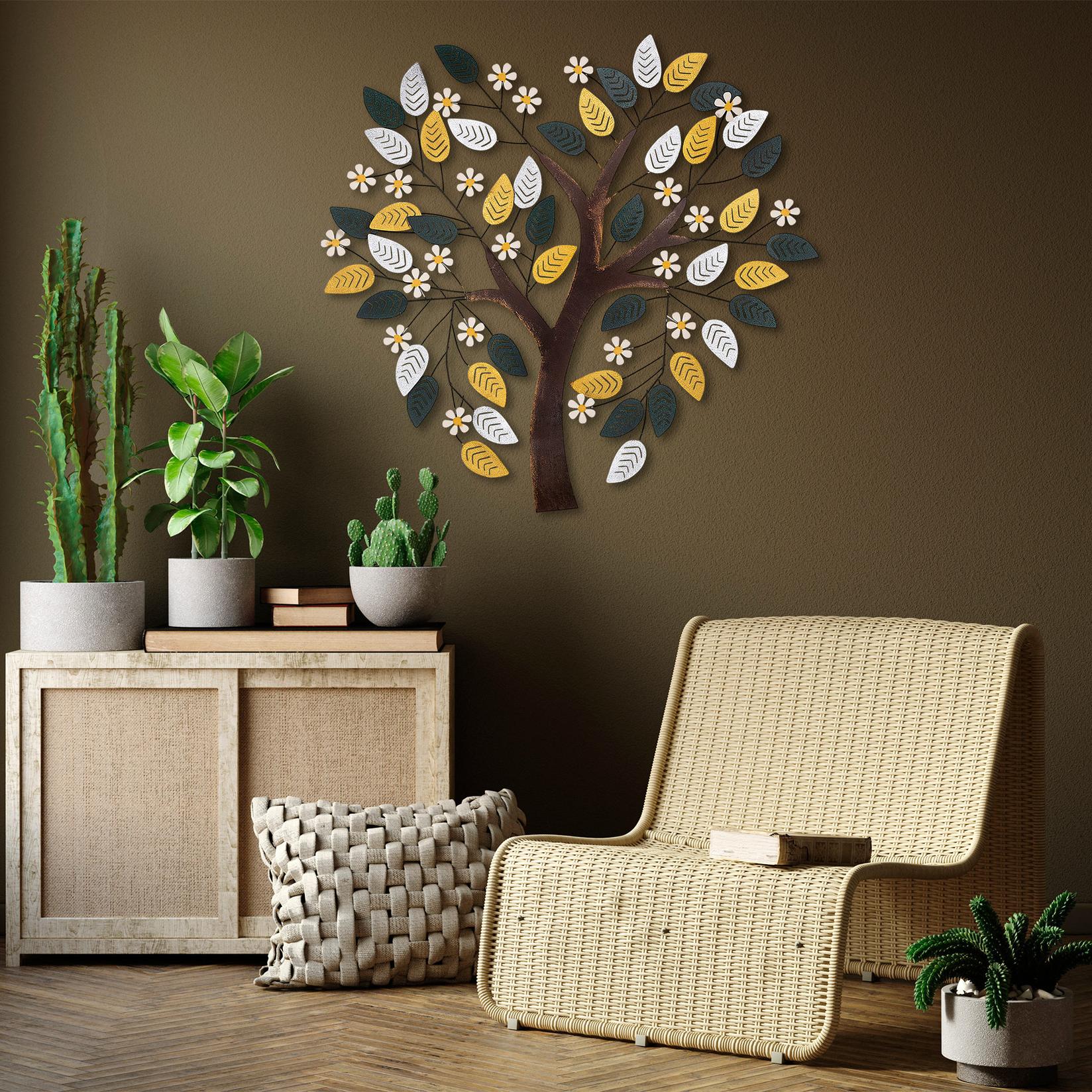 Dzид Dzидна декорација Kalp Agac, 107x101 cm, Шарена