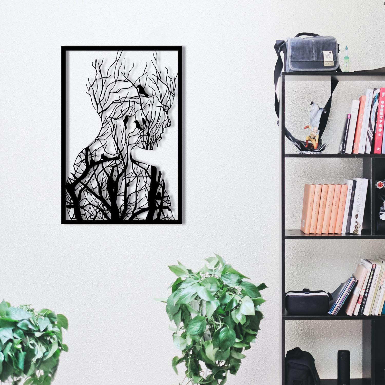 Wallity декорација за dzид Аракан, 42x62 см, 1,2 мм, црна