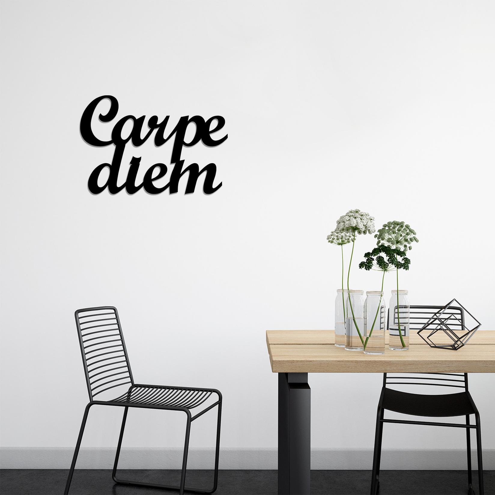 Wallity декорација за dzид Carpediem 1, 50x38 см, 1,5 мм, црна