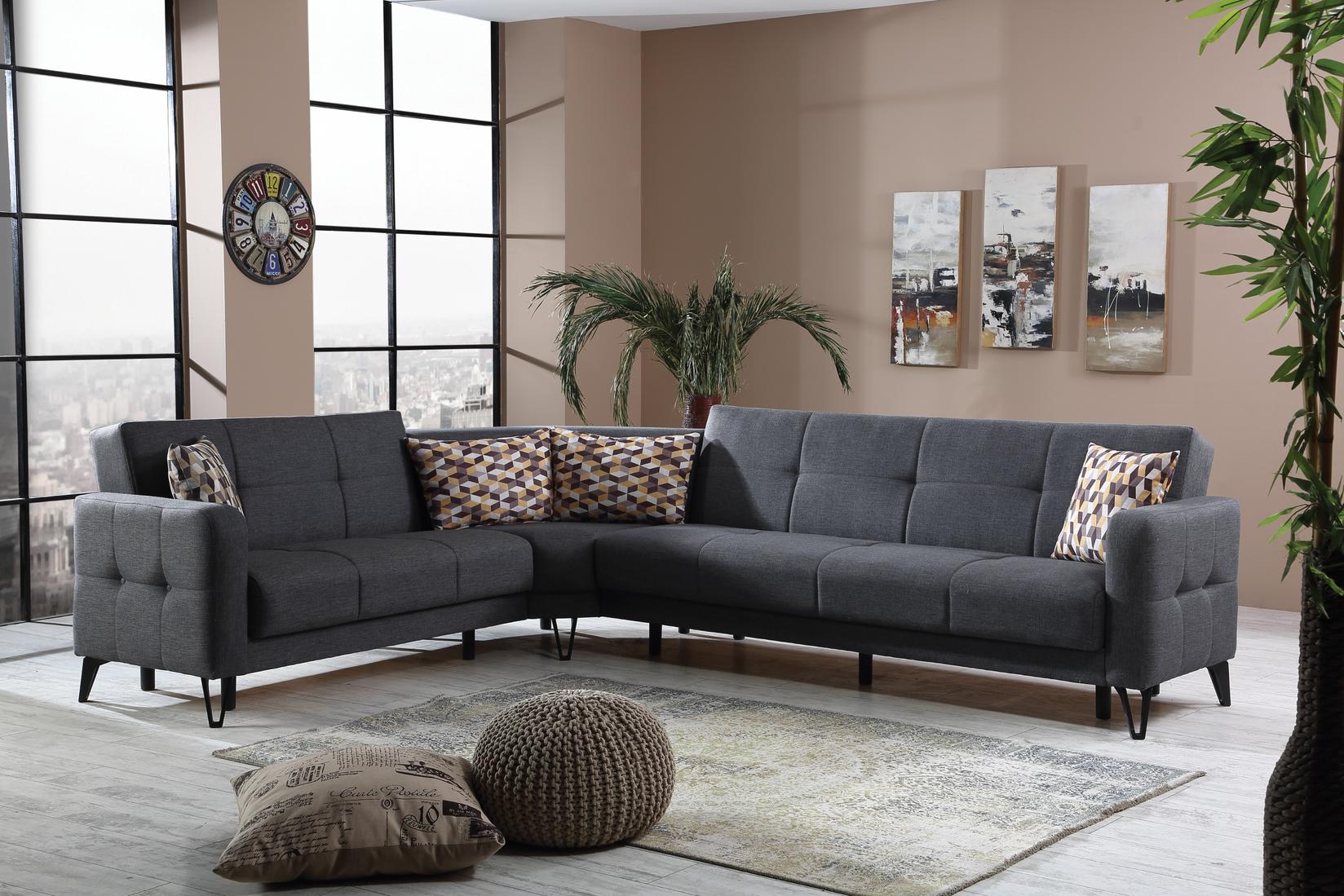 Аголна гарнитура торе сива