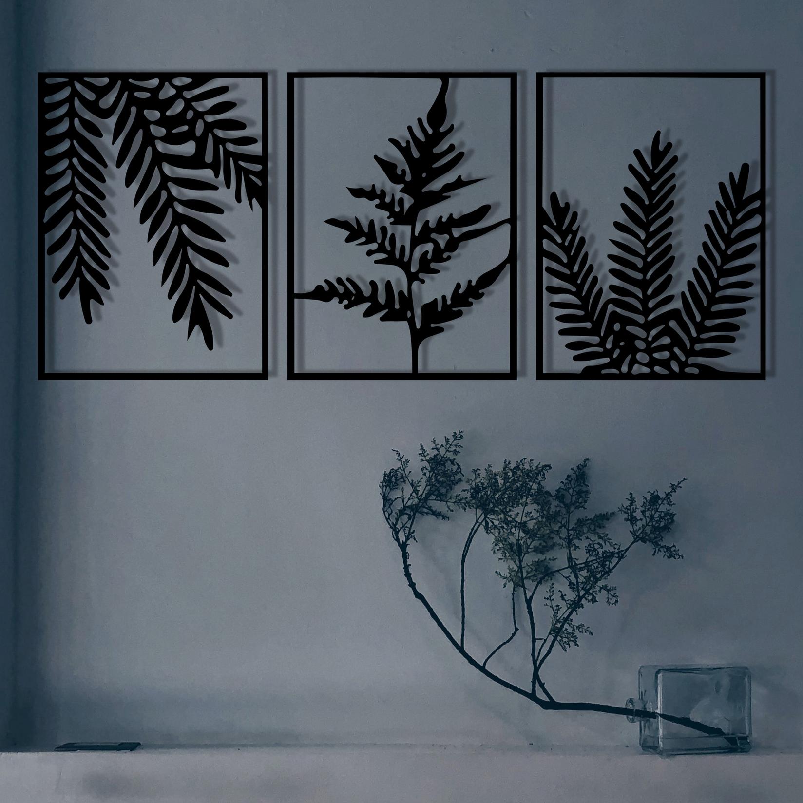 Wallity декорација за dzид Yakomoz, 118x50 см, 1.2 мм, црна