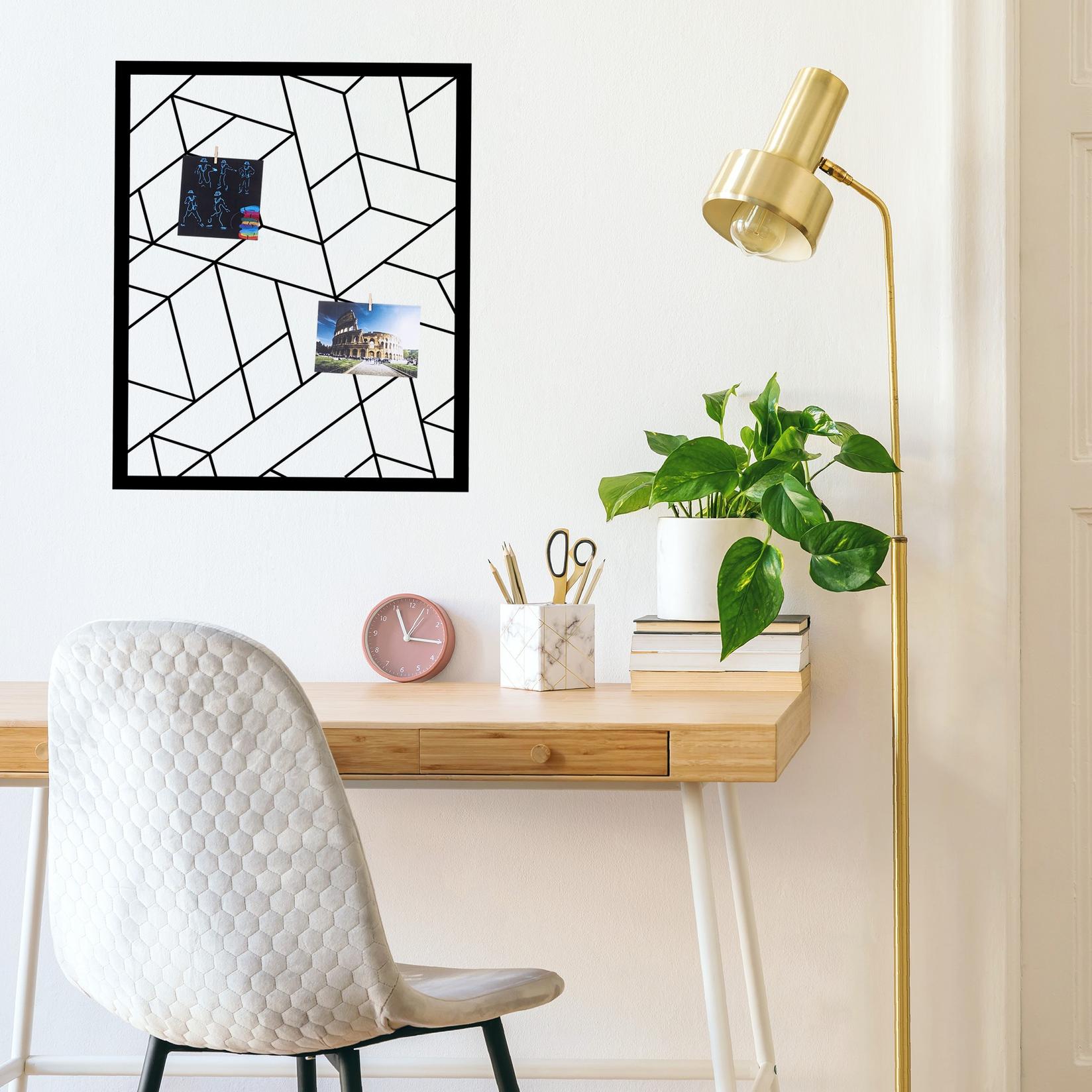 Wallity декорација за dzид Moodboard 2, 50x60 см, црна