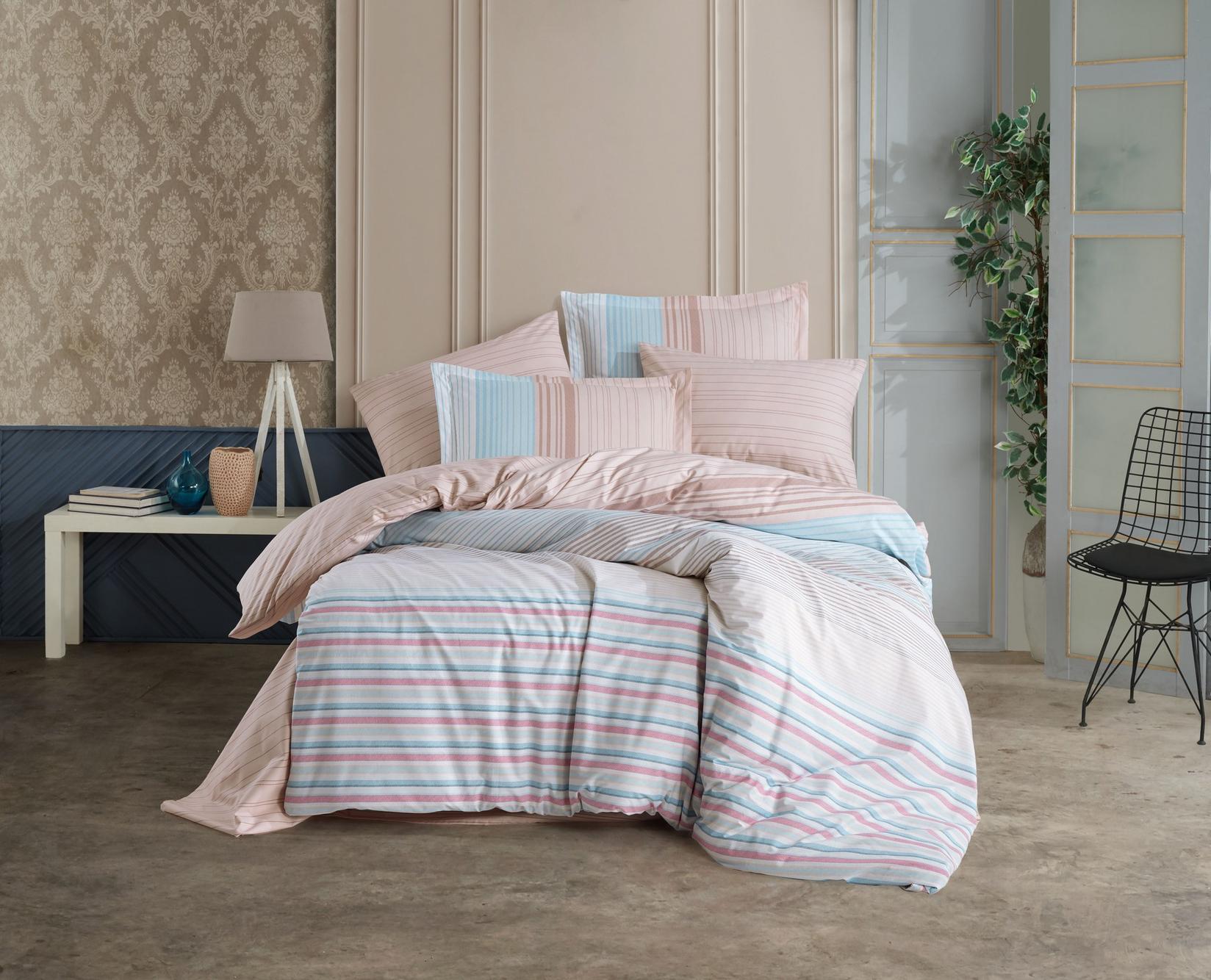 Комплет постелнина L'essentiel Maison Trella, 200x220 cm, 240x260 cm, тиркизна