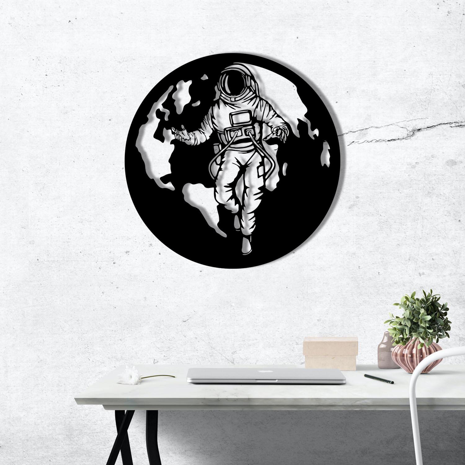 Wallity декорација за dzид Асти, 61x61 см, 1,2 мм, црна