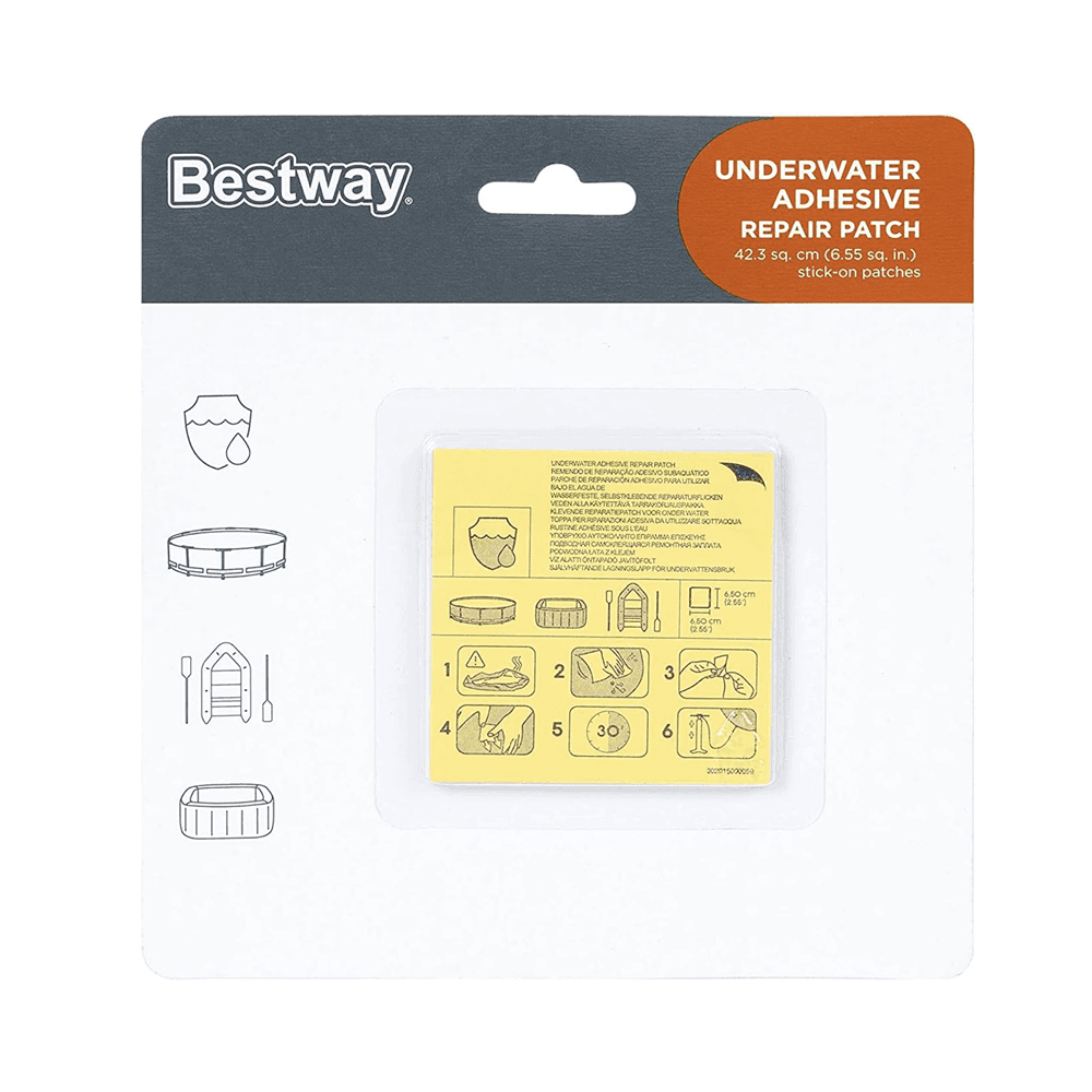 BESTWAY Лепенки За Базен, 2.5 x 2.5/6.5cm x 6.5cm