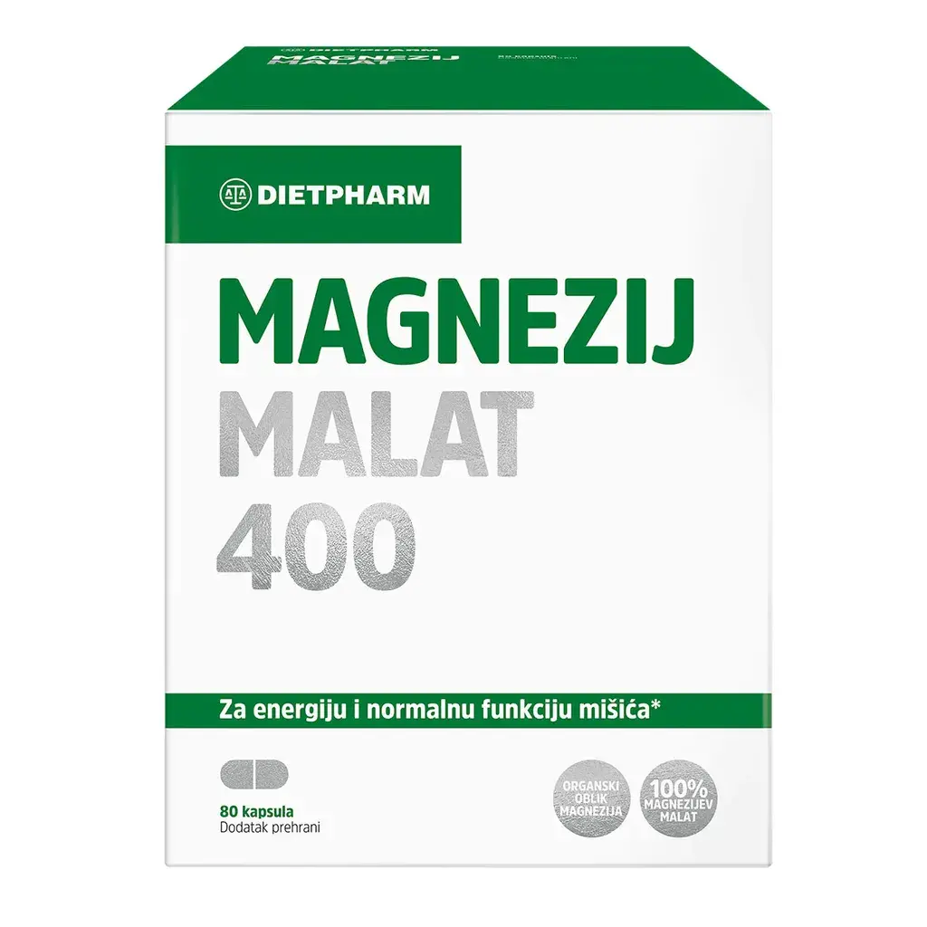 Dietpharm Магнезиум малат 400mg 80 капсули