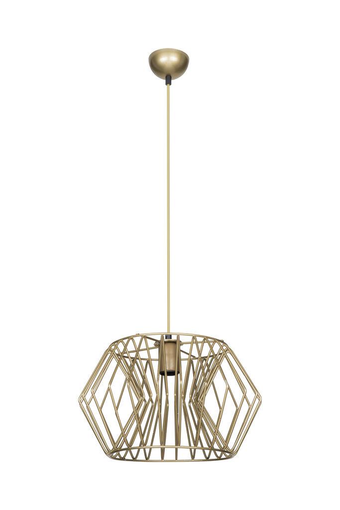 Alfa Electric Единечен висечки лустер Е27 златен-жичан