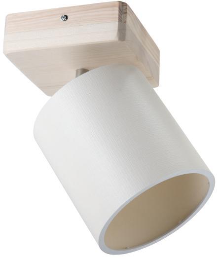 Alfa Electric Единечно спот светло E27 дрво крем