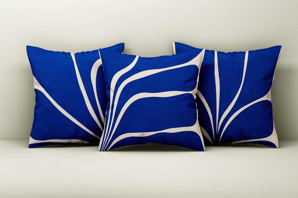 Комплет декоративни навлаки за перници Aberto Design Asr_plw25-25, 43x43 см, 3 парчиња, шарени