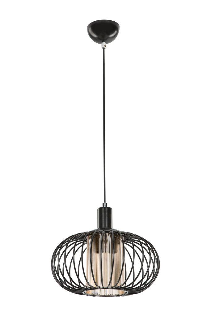 Alfa Electric Единечен висечки лустер Е27 црн- жичан
