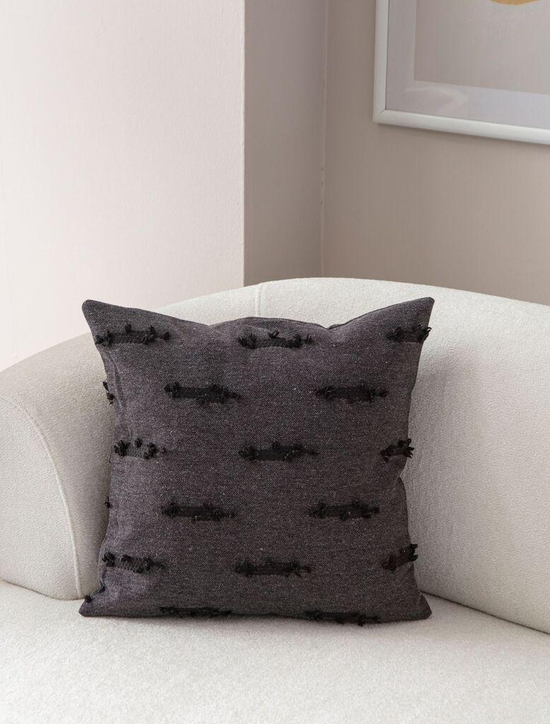 Декоративна навлака за перница „Аберто Дизајн", 43x43 см, црна