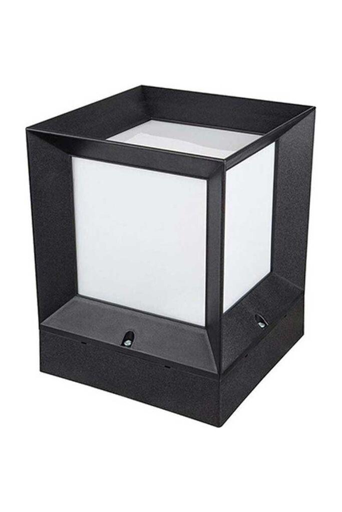 Alfa Electric Лустер за на стуб црно-бел KBA772