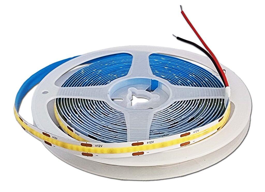 Alfa Electric ЛЕД лента COB, 10W/m, 6000К, 320лед/м, 12V, 8мм