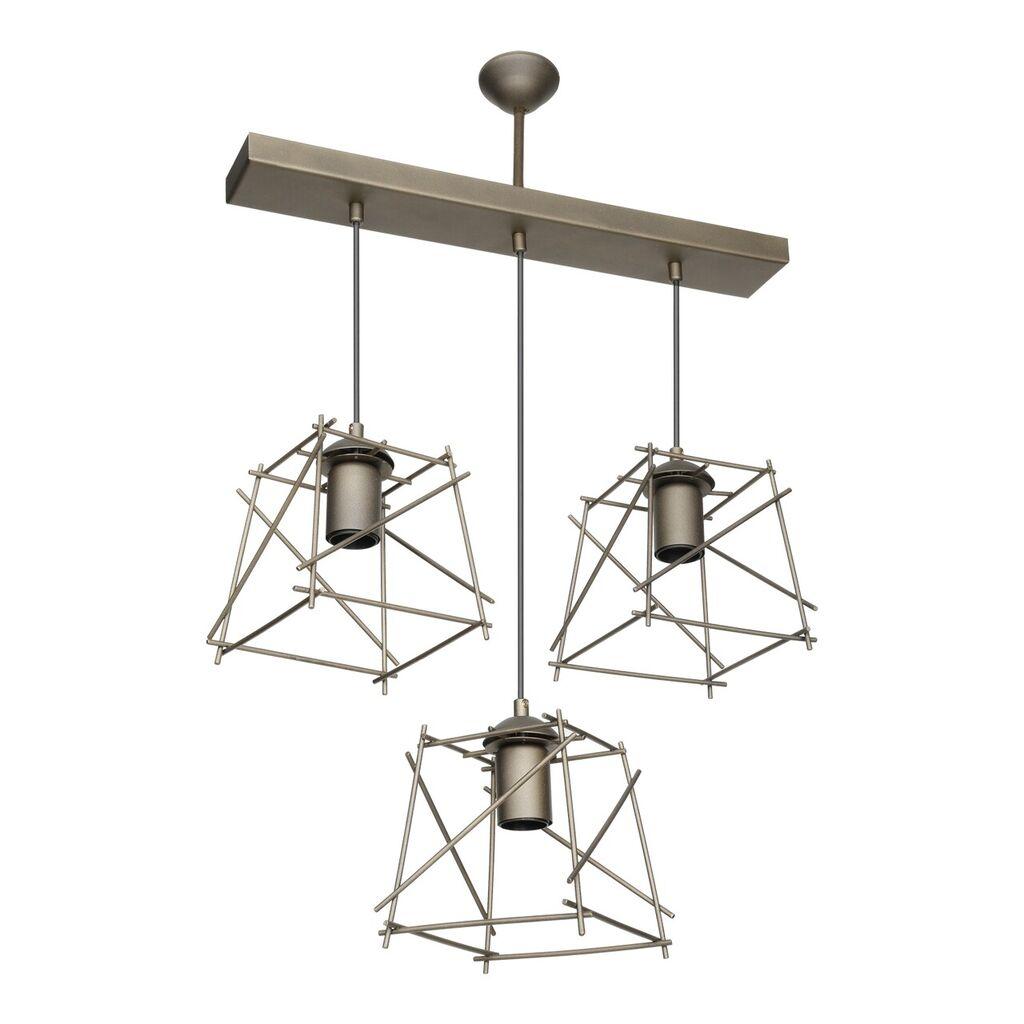 Alfa Electric Висечки лустер 3xЕ27 бронза-жичан