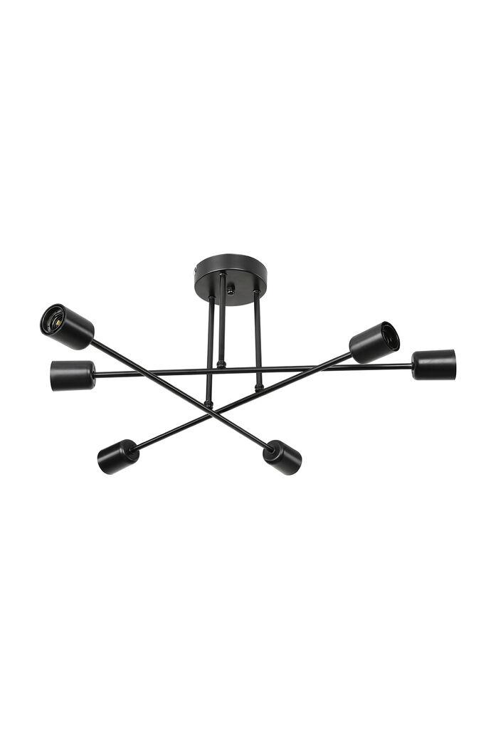Alfa Electric Висечки лустер  6x Е27- црн