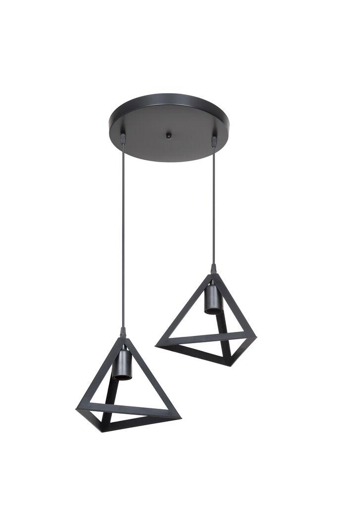 Alfa Electric Висечки лустер 2x Е27- црн, триаголник