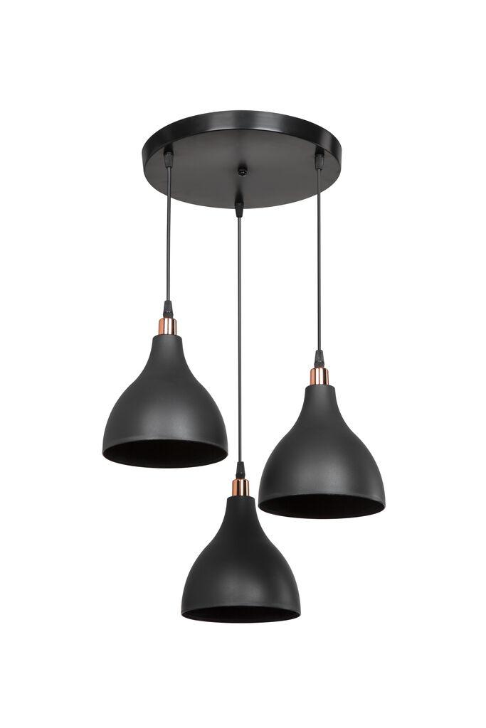 Alfa Electric Висечки лустер 3x Е27- црн