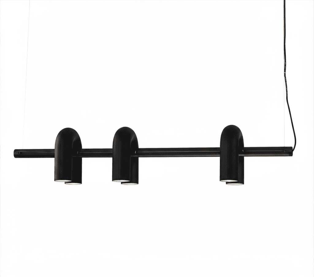 LUXEN Висечка Светилка Eclipse LED 6x7W 3000K Црна 52059