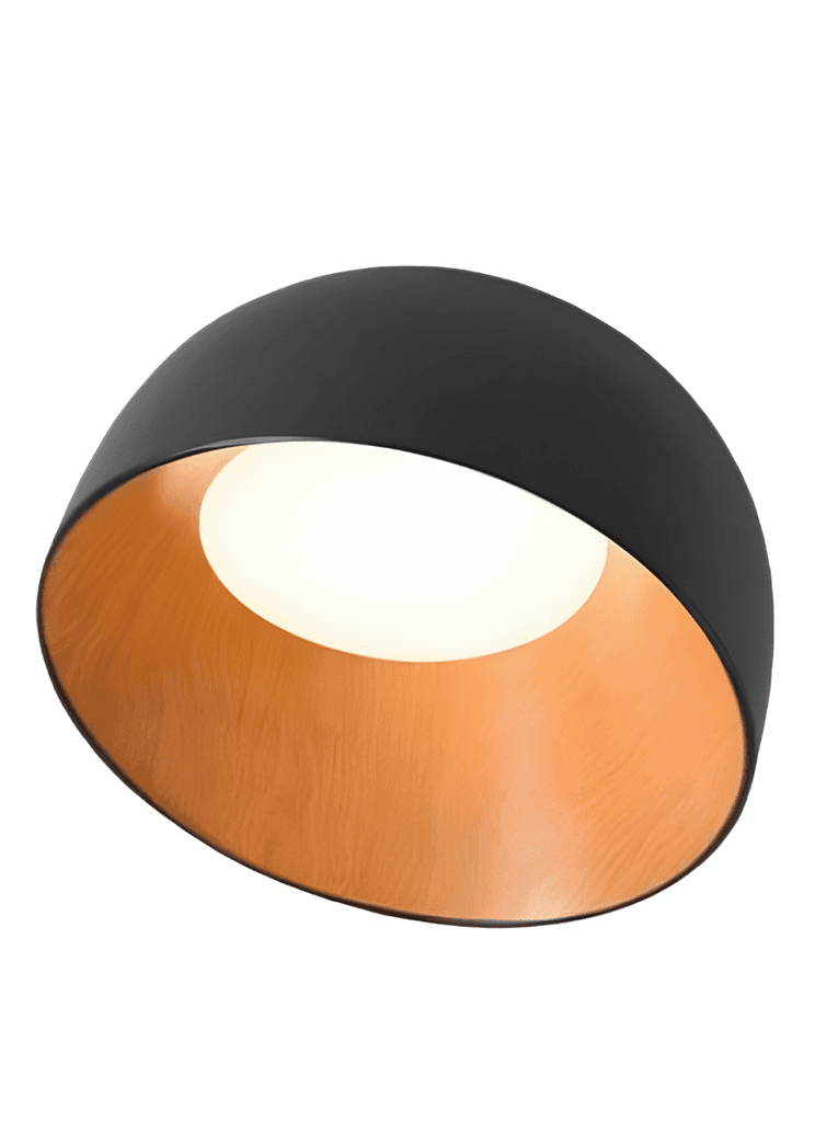 LUXEN Плафонска Светилка Mezzia LED 36W 3000K Црна и Дрво Ф52 52067