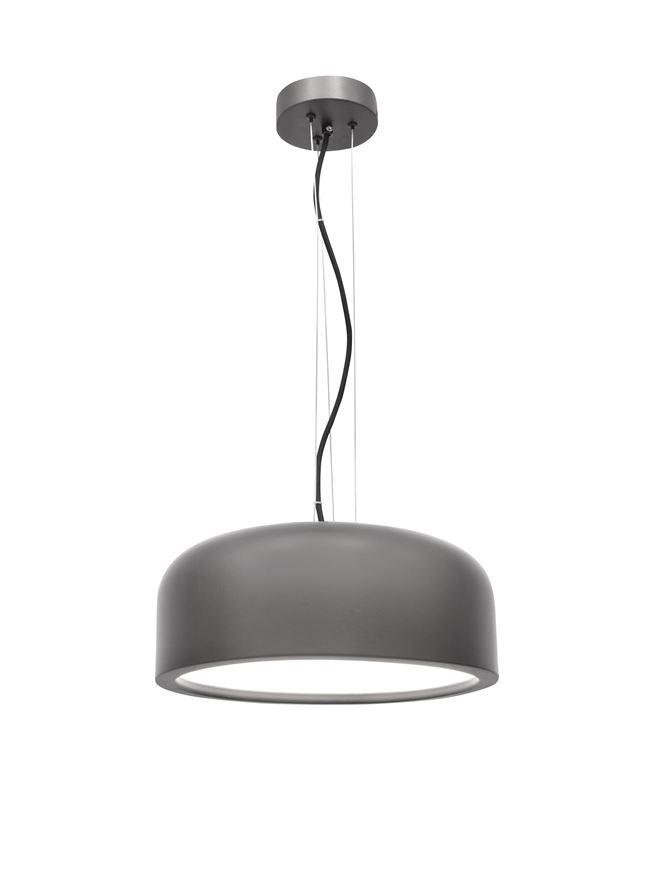 NOVA LUCE Висечка Светилка Perleto Сива 2xE27 826802