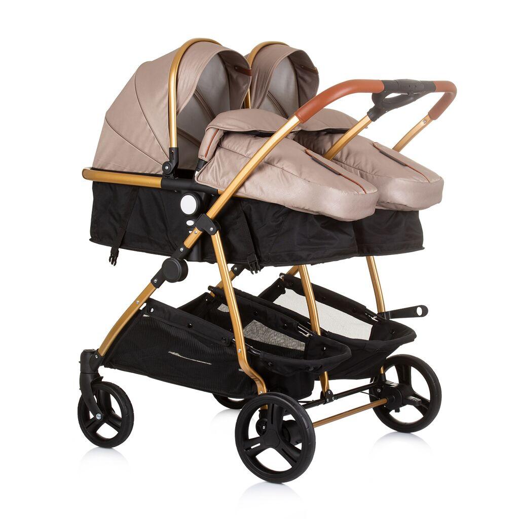 Chipolino Бебешка Количка Дуо Смарт, Golden Beige