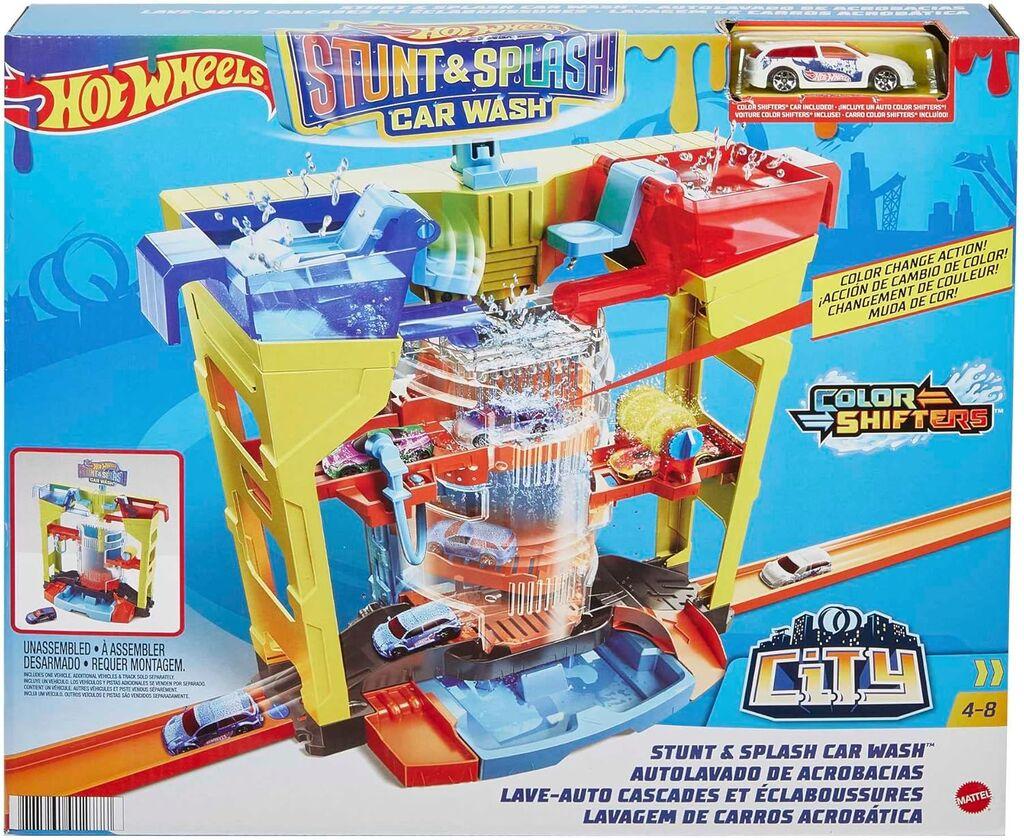 Hot Wheels Сет за Миење Автомобили со Ефект на Менување Бои