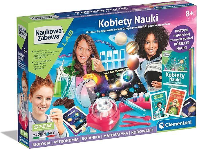Clementoni Сет за Учење Scientific Fun Lab Жени во Науката