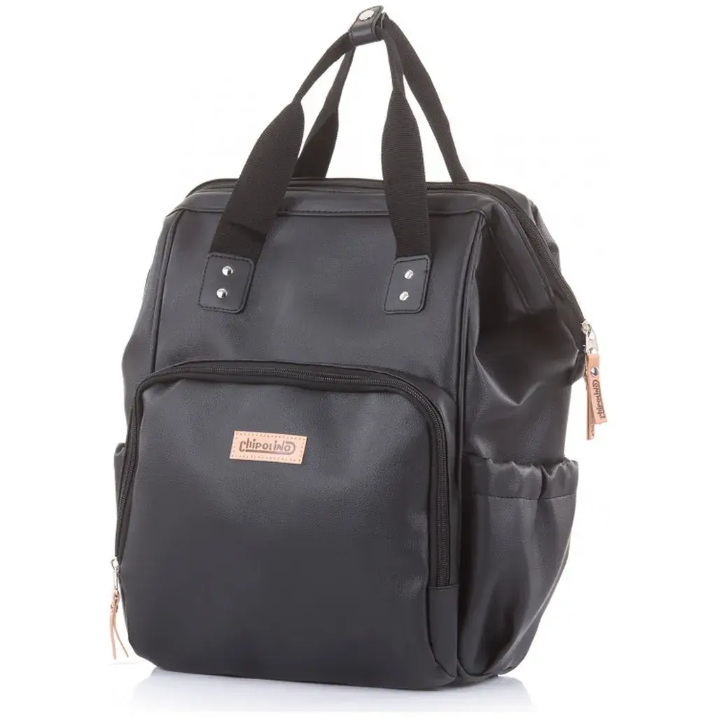 Chipolino Торба/Ранче за на Количка, Black Leather
