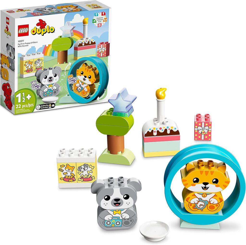 LEGO DUPLO Кученце и Маче со Звуци Моето Прво 10977