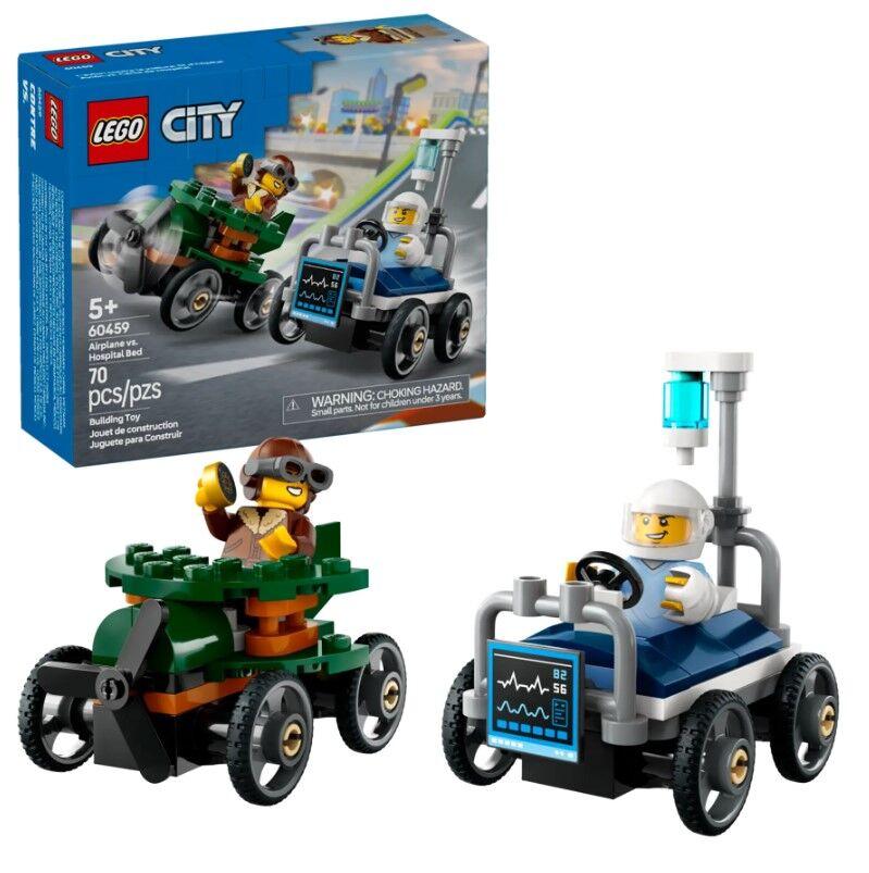 LEGO City Тркачки Пакет Авион и Болничко Возило 60459