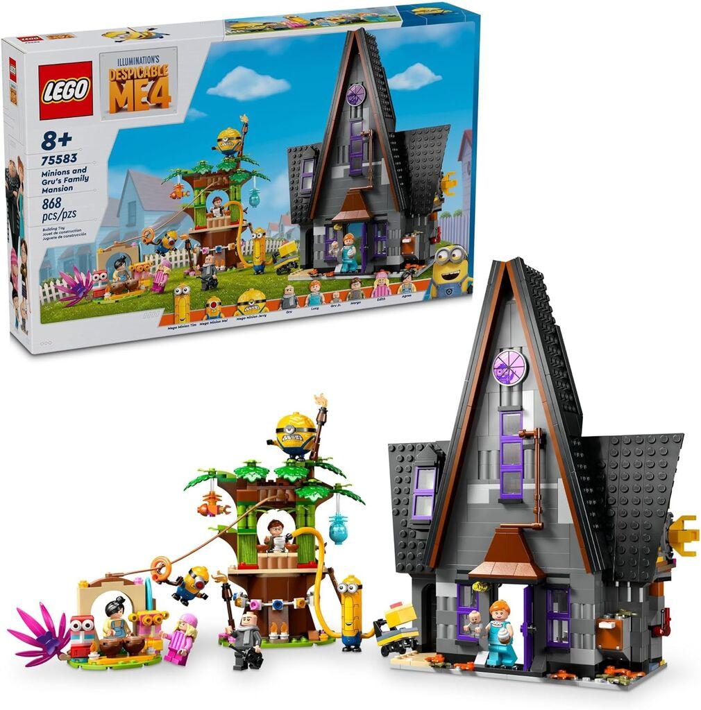 LEGO Despicable Me 4 Минјоните и Семејната Вила на Гру 75583