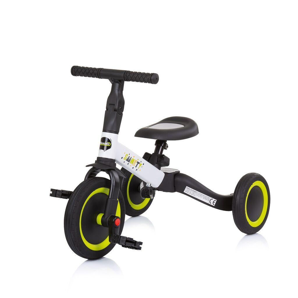 Chipolino Трицикл Balance Smarty, Lime