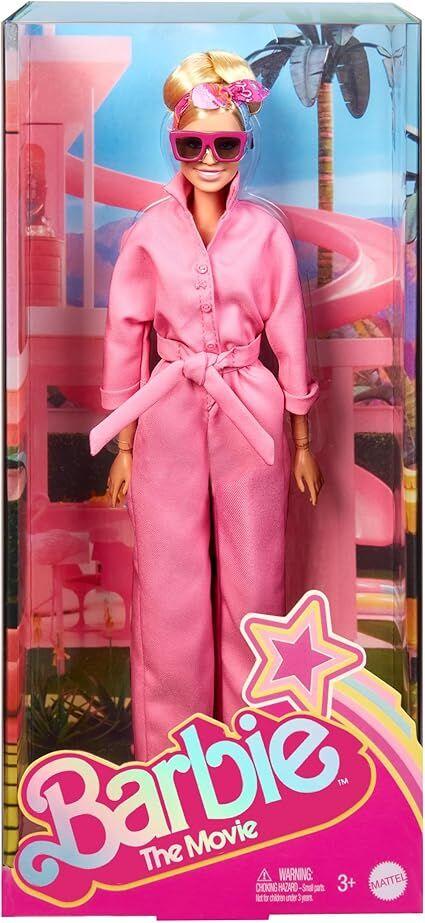 Barbie Колекционерска Кукла The Movie Маргот Роби со Розов Комбинезон