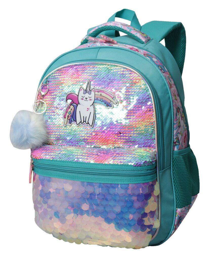 Ранец Анатомски – Полиестер, Прилагодливи Ремени, Анатомска Поддршка, Димензии 44×29.5×15.5 cm, Црна