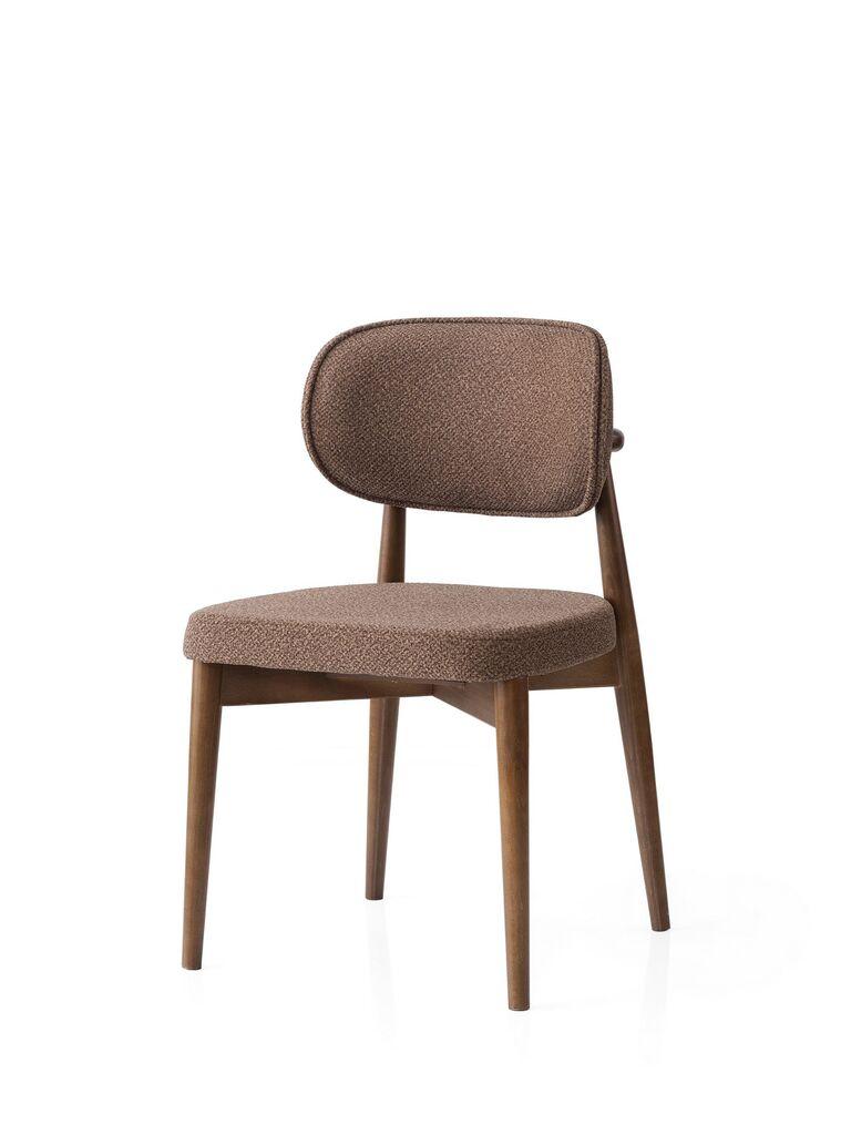 Трпезариска столица Hanah Home Mateo-4617, 55x75x50 см, кафеава