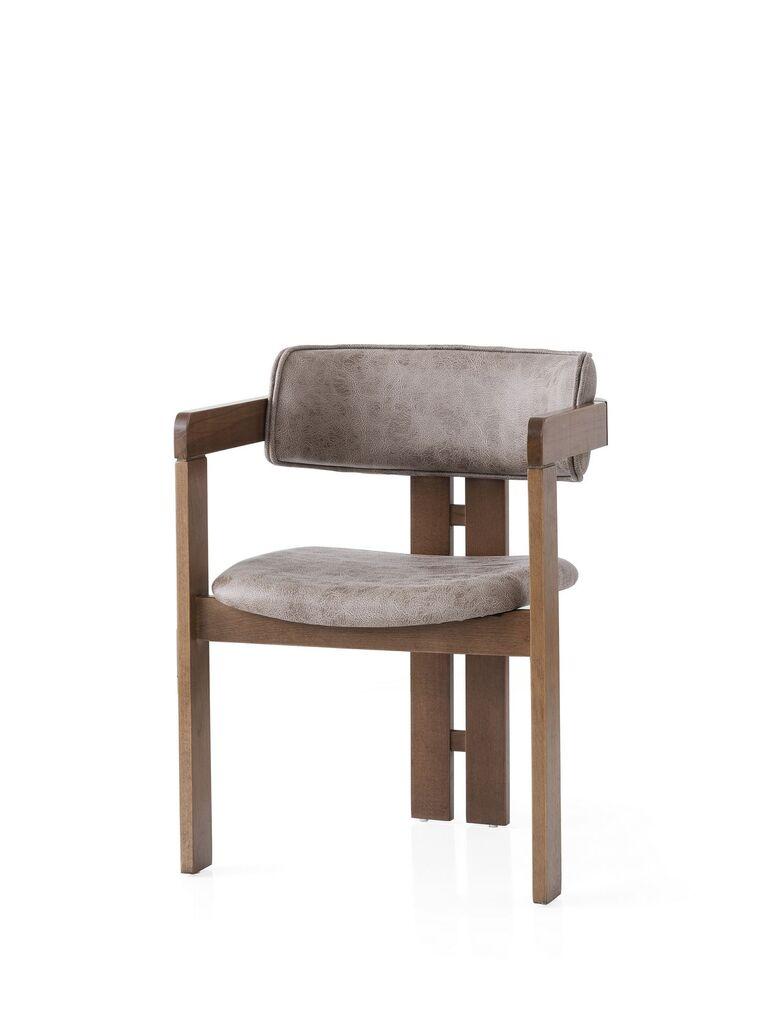 Трпезариска столица Hanah Home Cozy-053, 57x76x44 см, кафеава