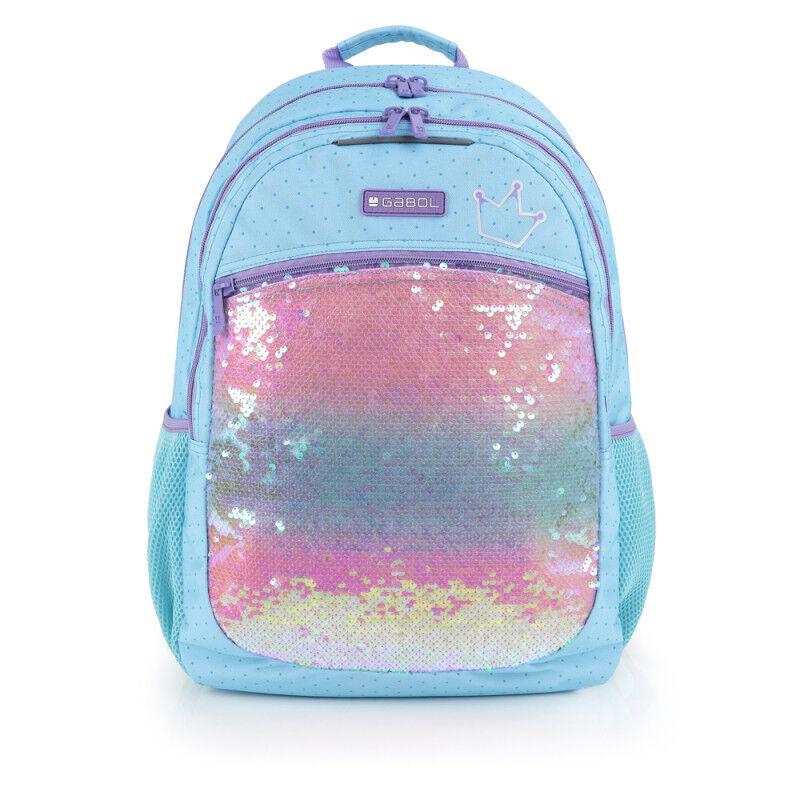 Ранец Училишен Fantasy – Голем Капацитет, 2 Прегради, Термоформиран Заден Дел, Лаптоп 15.6'', Водоотпорен, Сина