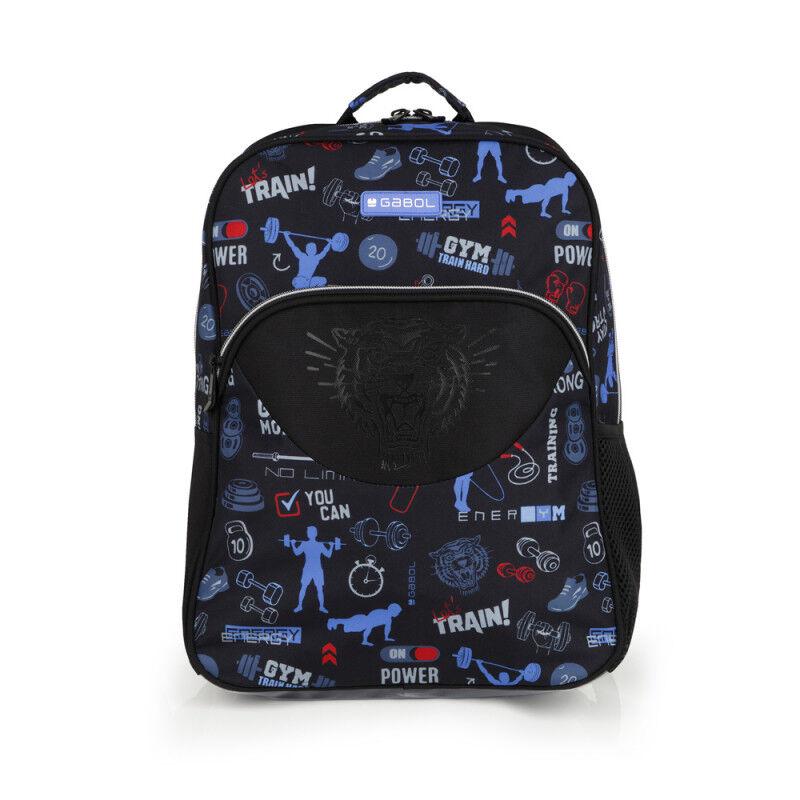 Ранец Училишен Training – Среден Модел, Ергономски Заден Дел, Пластичен Заштитник, Организатор, Водоотпорен, Сина