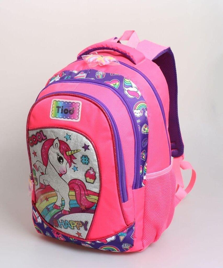 Ранец Анатомски – Полиестер, Димензии 43×28.5×13.5 cm, Поддршка За Грб, Црна