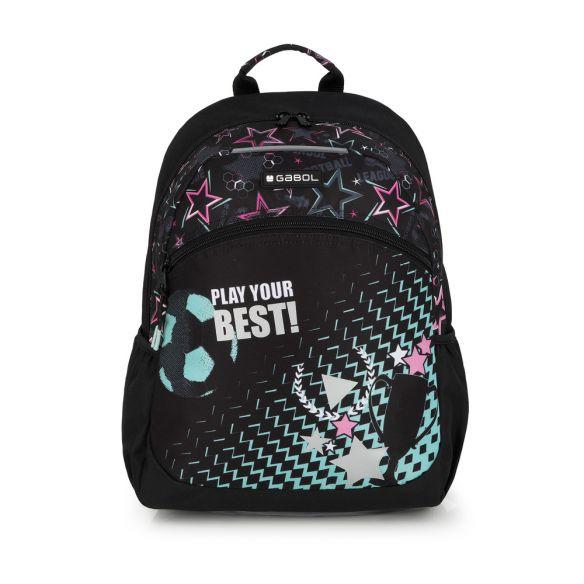 Gabol Ранец Stellar 31x41x15 Cm – Среден Формат, Издржлив, Погоден За Училиште, Сива