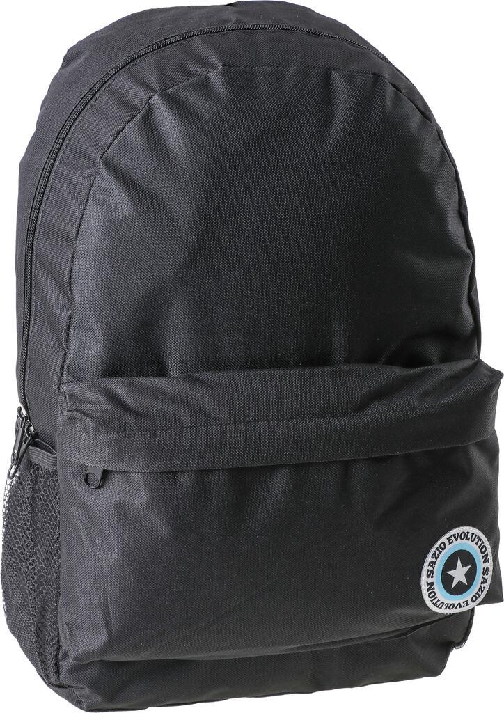 Ранец Училишен – Полиестер 300D, Една Преграда, Лесен И Практичен, Просторен Внатрешен Дел, Црн