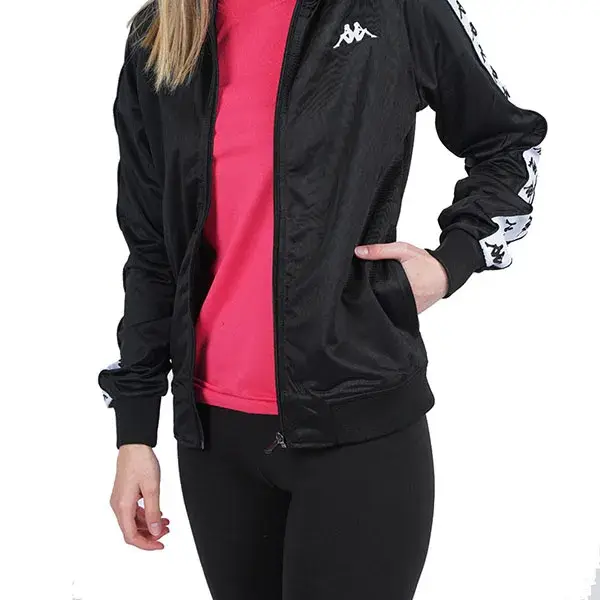 Женски тренерки Kappa Top 222 Banda Wanniston Slim, црн