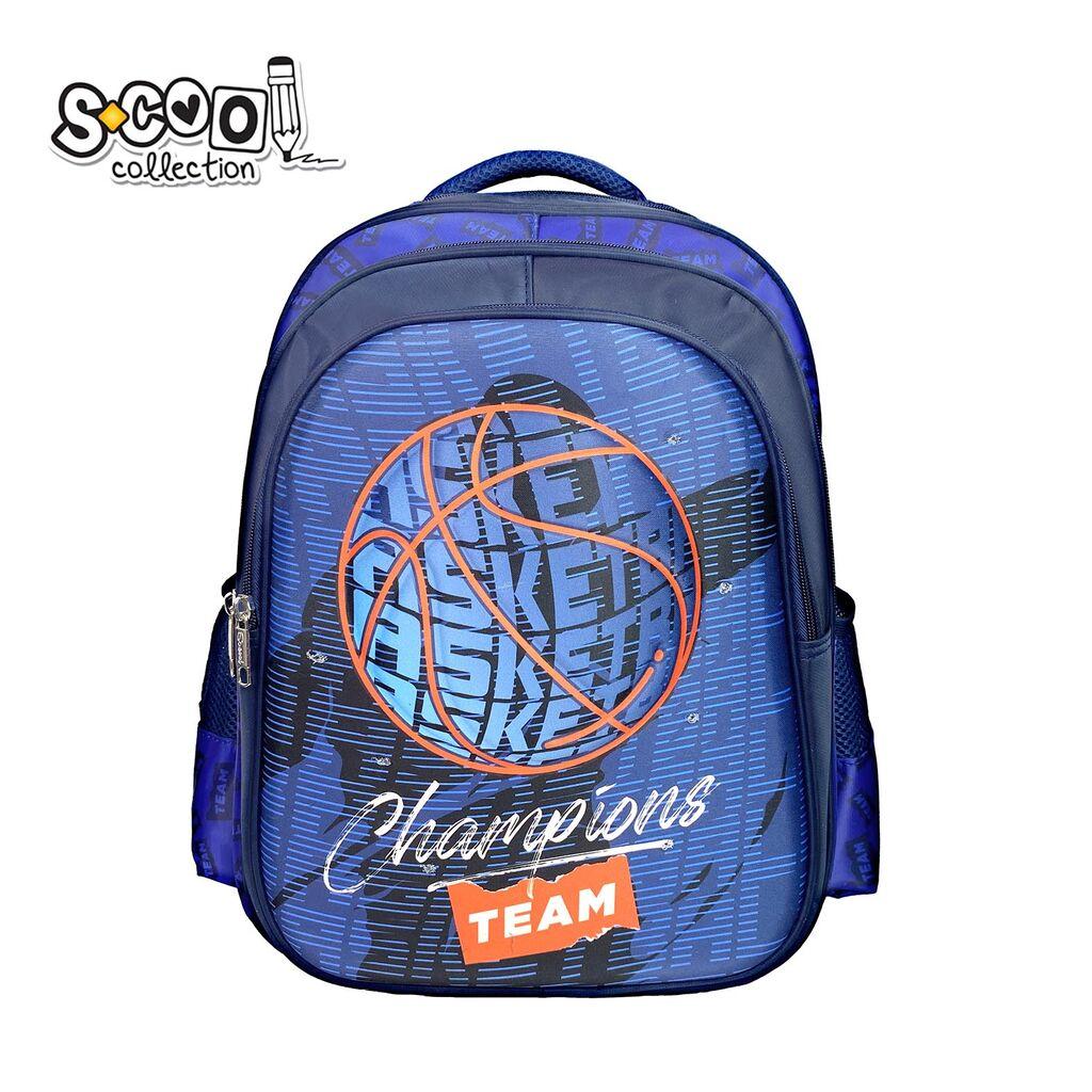 Анатомски Ранец 3D Кошарка – Со LED Светло, Ергономски Грб, Просторен, Прилагодливи Ремени, Црн