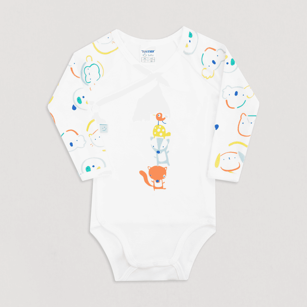 Tritex Бебешко Боди на Преклоп - 0731/204 - 62