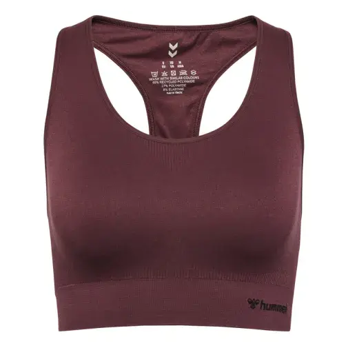 HUMMEL Seamless Спортски Градник без шевови Бордо