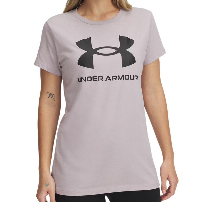 Женска маица Under Armor со лого на Ua, виолетова