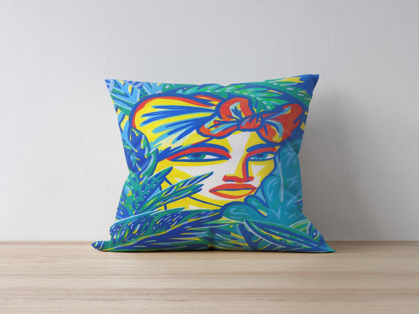 Навлака за перница Aberto Design 43x43cm во боја