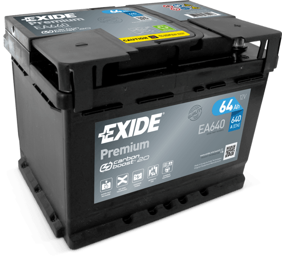 EXIDE Акумулатор Premium 12V 61ah 600a D+